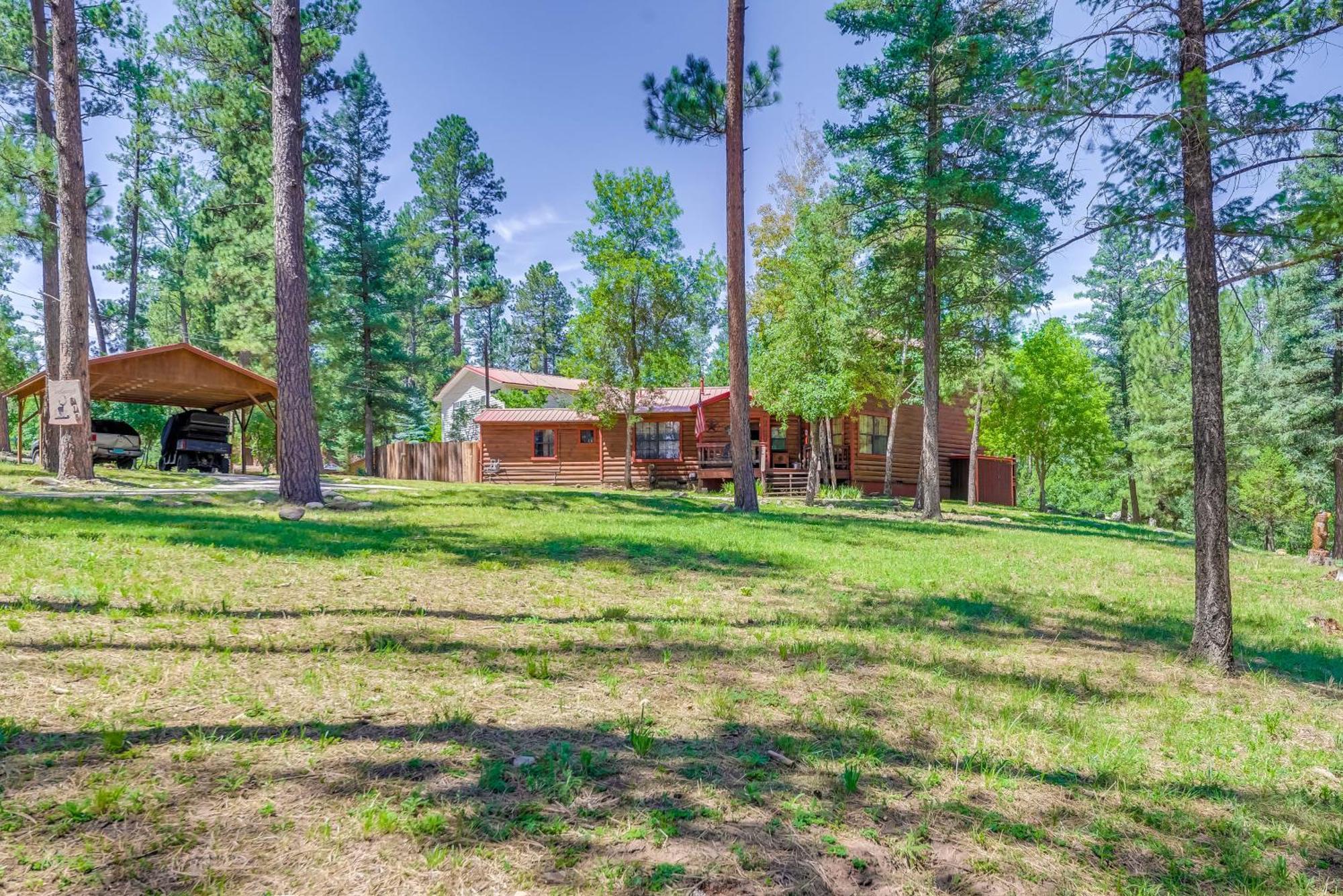 Unique Bear Country Cabin In Ruidoso With Hot Tub! Exterior foto